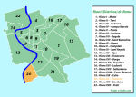 Mapa del Rione XX - Testaccio