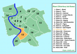 Mapa del Rione XII - Ripa