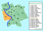 Mapa del Rione XIII - Trastevere