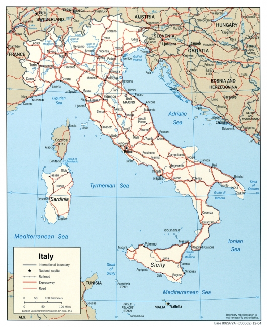 Mapa politico de italia para imprimir - Imagui