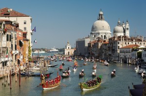 Regata histórica de Venecia.