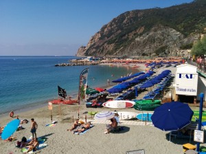 Diversión en las playas de Italia.