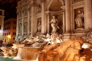 Fontana di Trevi.