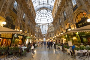 Galeria Vittorio Emanuele en Milán.