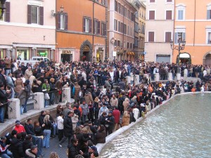 Personas en "Fontana di Trevi".