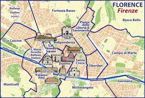 Mapa de Florencia 