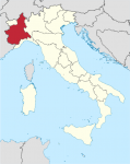 Mapa de Piamonte