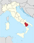 Mapa de Basilicata