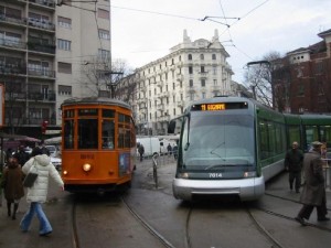 Tranvías en Milan