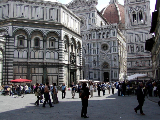 La Plaza del Duomo en Florencia