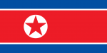 Bandera de Corea del Norte