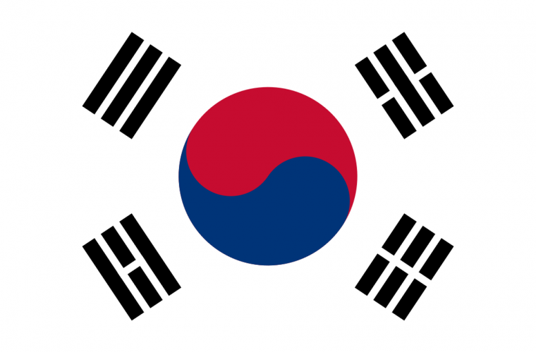 Bandera de Corea del Sur