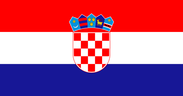 Bandera de Croacia