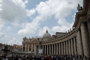 Vista de Ciudad del Vaticano (Roma)
