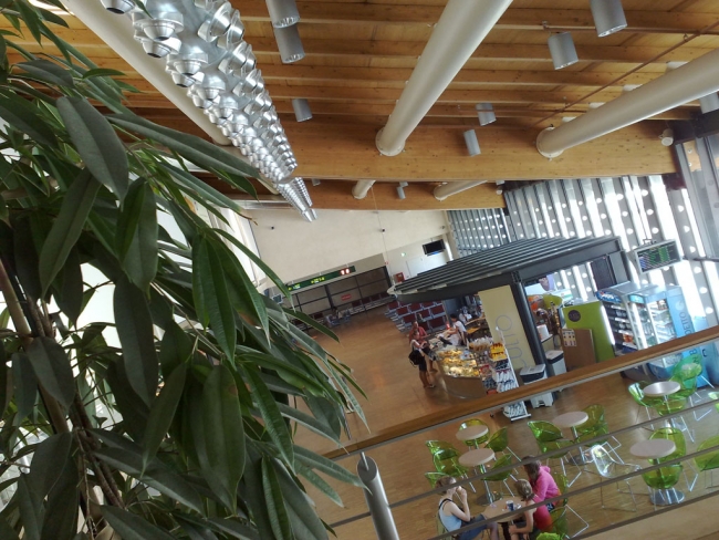 Vista interior del Aeropuerto de Treviso