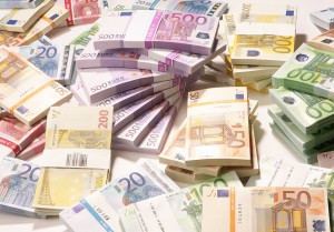 El euro es la moneda oficial de la mayoría de países de Europa.